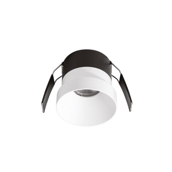 Gea luce gfa1700 faretto da incasso per cartongesso per cucina led 12w 3000k moderno rotondo bianco