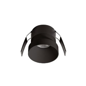 Gea luce gfa1700 faretto da incasso per cartongesso per cucina led 12w 3000k moderno rotondo nero