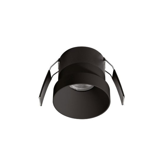 Gea luce gfa1700 faretto da incasso per cartongesso per cucina led 12w 3000k moderno rotondo nero
