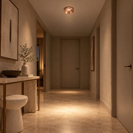 Gea luce gfa1700 faretto da incasso per cartongesso per cucina led 12w 3000k moderno rotondo bronzo