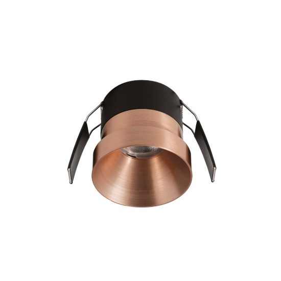 Gea luce gfa1700 faretto da incasso per cartongesso per cucina led 12w 3000k moderno rotondo bronzo