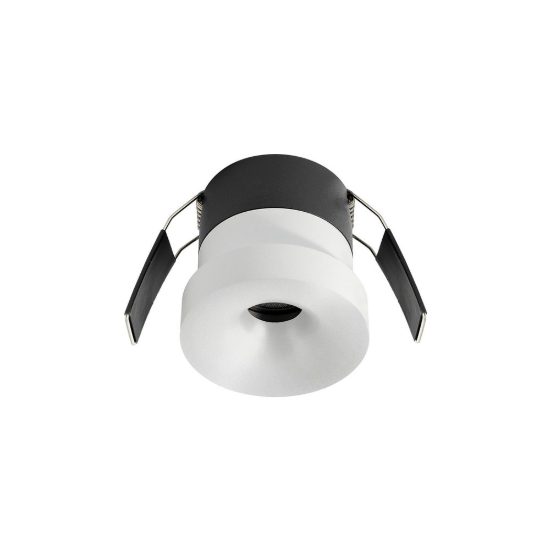 Gea luce gfa1710 faretto da incasso per cartongesso per cucina led 12w 3000k moderno rotondo bianco