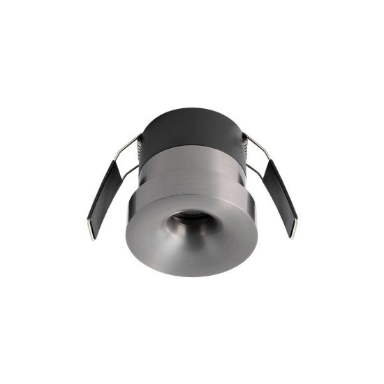Gea luce gfa1710 faretto da incasso per cartongesso per cucina led 12w 3000k moderno rotondo argento