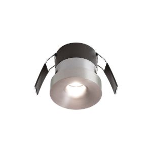 Gea luce gfa1710 faretto da incasso per cartongesso per cucina led 12w 3000k moderno rotondo argento