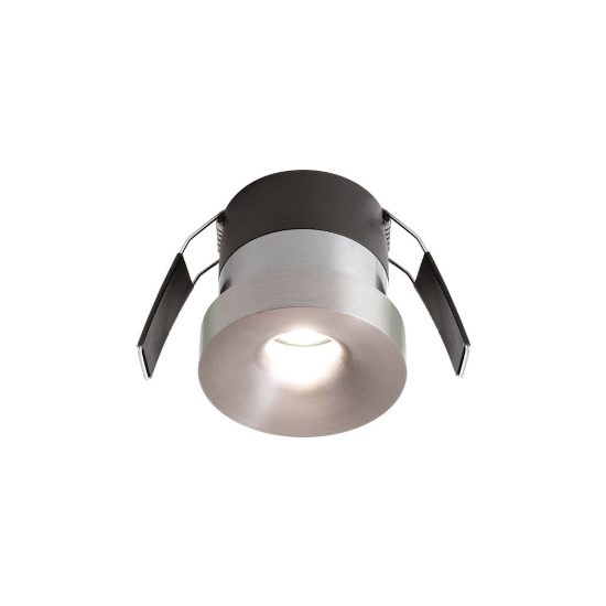 Gea luce gfa1710 faretto da incasso per cartongesso per cucina led 12w 3000k moderno rotondo argento