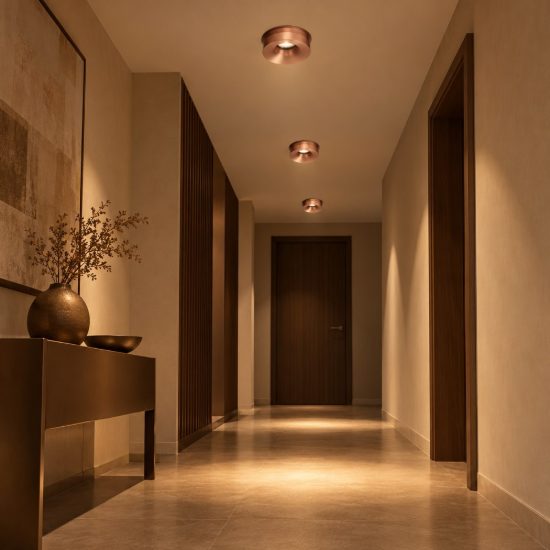 Gea luce gfa1710 faretto da incasso per cartongesso per cucina led 12w 3000k moderno rotondo bronzo