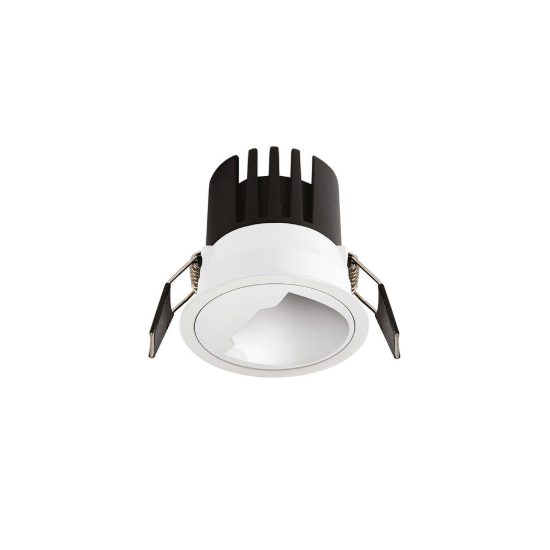 Gea luce gfa1720 faretto da incasso per cartongesso per cucina led 8w 3000k moderno rotondo bianco
