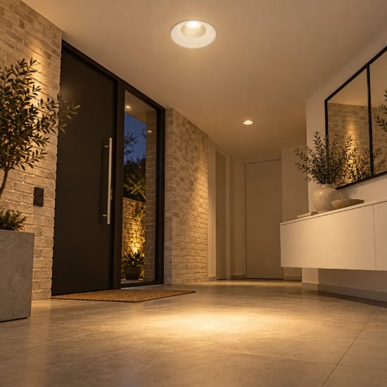 Gea luce gfa1720 faretto da incasso per cartongesso per cucina led 15w 3000k moderno rotondo bianco