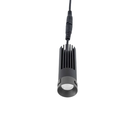 Gea luce gfa1740 faretto da soffitto led 10w 3000k per disimpegno cilindrico argento
