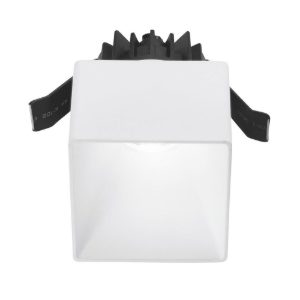 Gea luce gfa361 faretto da incasso per cartongesso per cucina led 9w 3000k moderno quadrato bianco