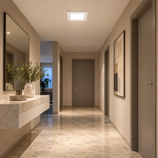 Gea luce gfa753 faretto da incasso per cartongesso per cucina led 6w 3000k moderno quadrato bianco