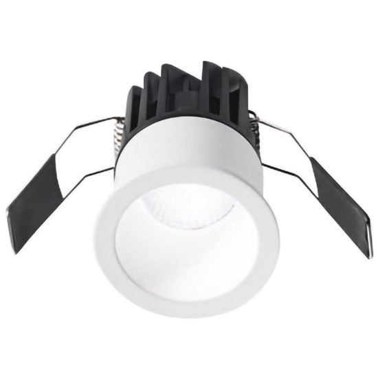 Gea luce cree faretto da incasso per cartongesso per cucina led 8w 4000k moderno rotondo bianco