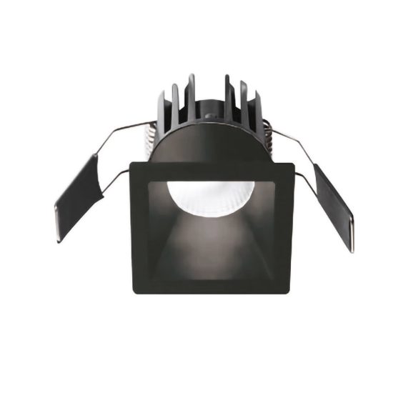 Gea luce cree faretto da incasso per cartongesso per cucina led 8w 4000k moderno quadrato nero