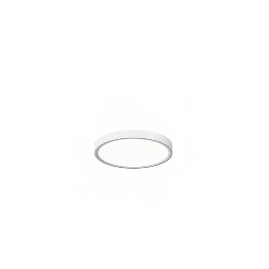 Gea luce slim plafoniera led 18w cct 3000k 4000k 6000k moderna rotonda bianca