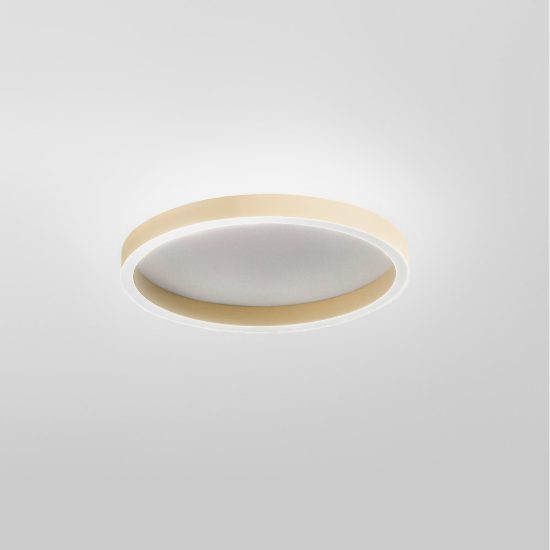 Gea luce aela plafoniera led 36w cct 3000k 4000k moderna rotonda new beige
