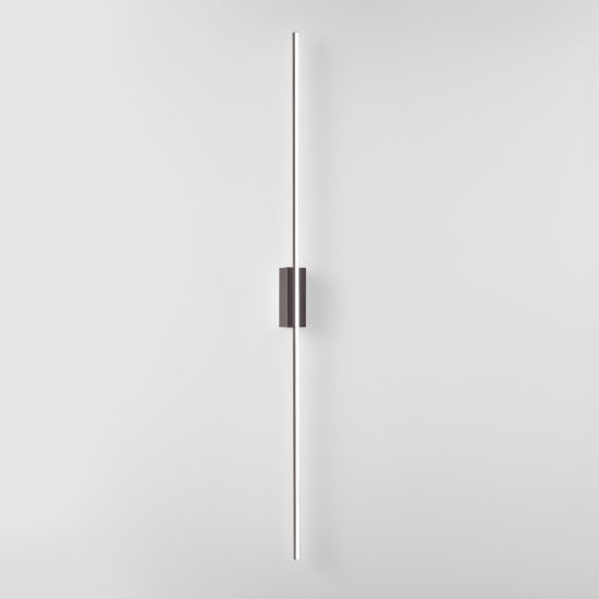 Gea luce cynara plafoniera led 30w 3000k moderna lineare titanio