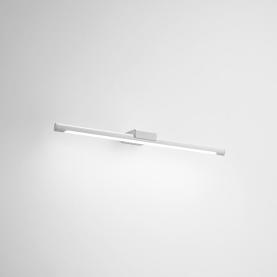 Gea luce gap 560 applique da parete per bagno led 18w 3000k moderna lineare bianca
