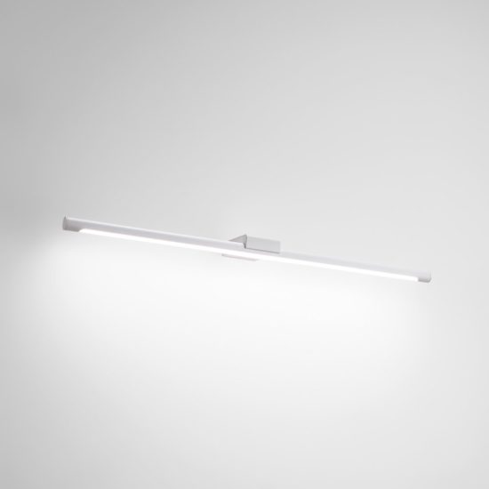 Gea luce gap 560 applique da parete per bagno led 24w 3000k moderna lineare bianca