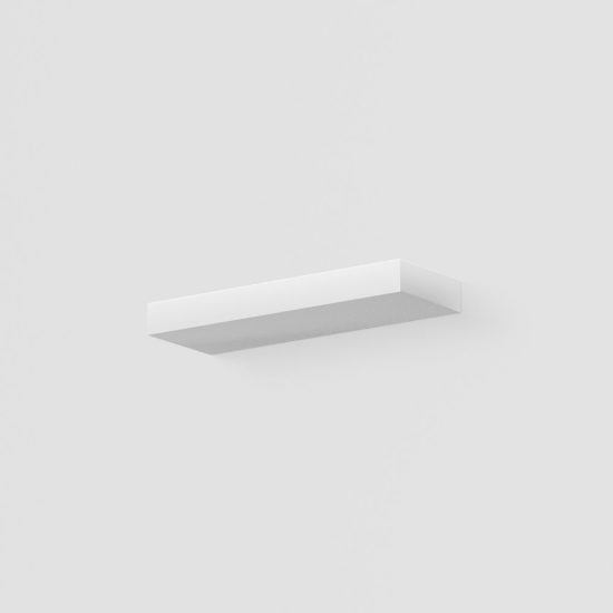 Gea luce gap 570 applique da parete per soggiorno led 34w 3000k moderna lineare bianca