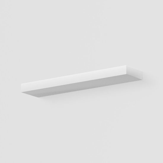 Gea luce gap 570 applique da parete per soggiorno led 44w 3000k moderna lineare bianca