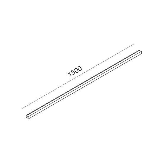 Gea luce gbin40 binario magnetico 48v da superficie 1,5 m nichel