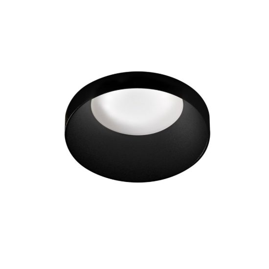 Gea luce gfa1160 faretto da incasso per cartongesso per cucina moderno rotondo nero
