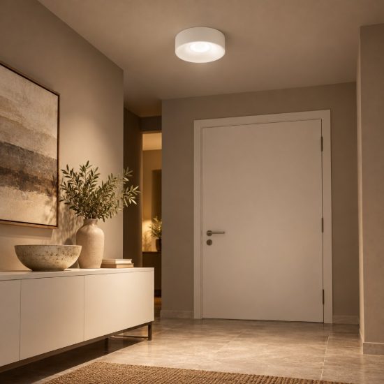 Gea luce gfa1170 faretto da incasso per cartongesso per cucina moderno rotondo bianco