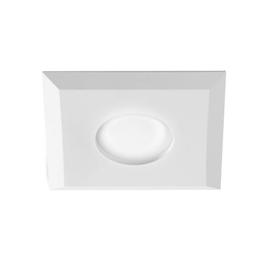 Gea luce gfa1190 faretto da incasso per cartongesso per cucina moderno quadrato bianco