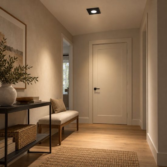 Gea luce gfa1190 faretto da incasso per cartongesso per cucina moderno quadrato nero