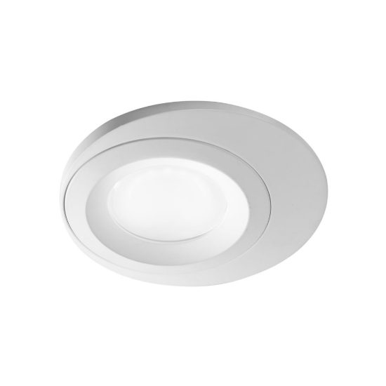 Gea luce gfa1200 faretto da incasso per cartongesso per cucina moderno rotondo bianco