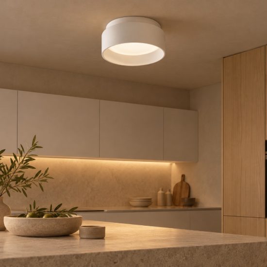 Gea luce gfa1210 faretto da incasso per cartongesso per cucina moderno cilindrico bianco