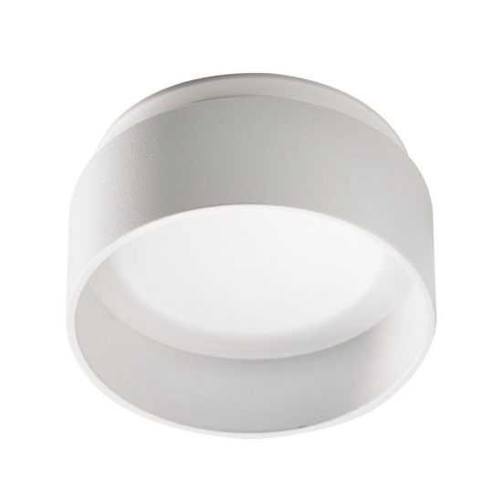 Gea luce gfa1210 faretto da incasso per cartongesso per cucina moderno cilindrico bianco