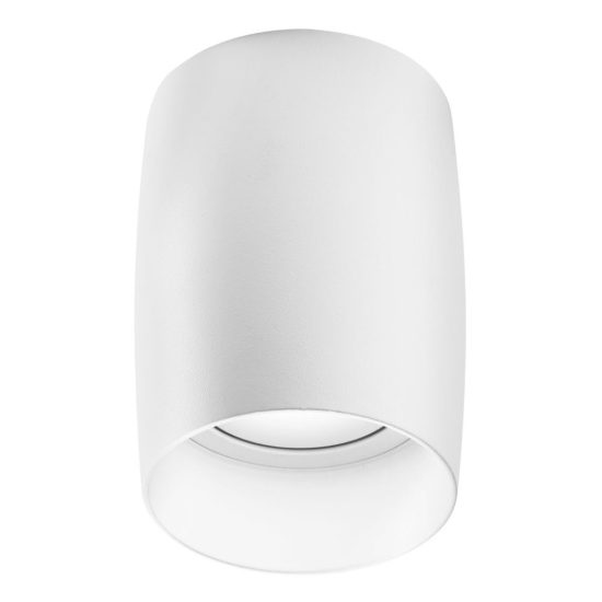 Gea luce gfa1220 faretto da soffitto per corridoio orientabile moderno cilindrico bianco
