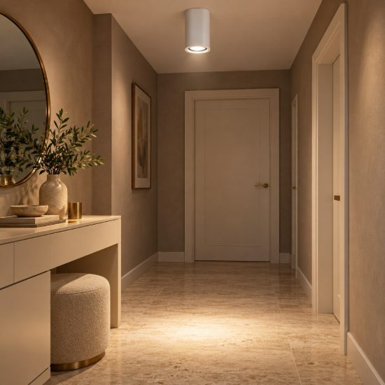 Gea luce gfa1620 faretto da soffitto per corridoio moderno quadrato bianco satinato