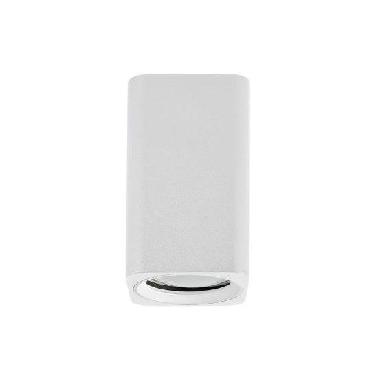 Gea luce gfa1620 faretto da soffitto per corridoio moderno quadrato bianco satinato