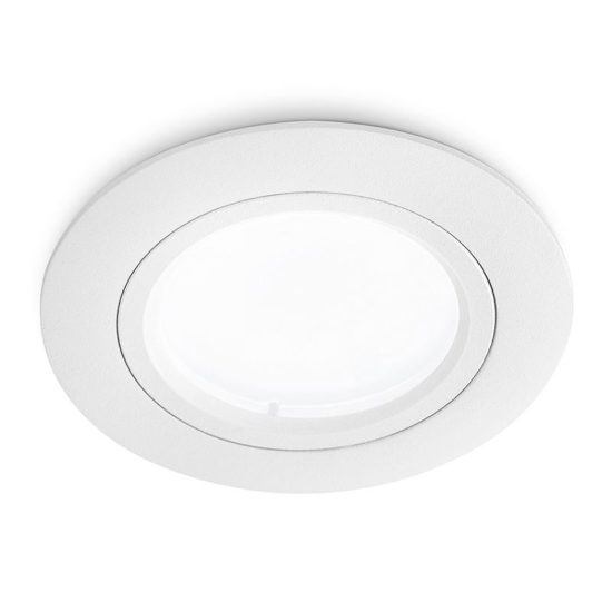 Gea luce gfa310 faretto da incasso per cartongesso per cucina moderno rotondo bianco