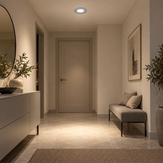 Gea luce gfa310 faretto da incasso per cartongesso per cucina moderno rotondo grigio