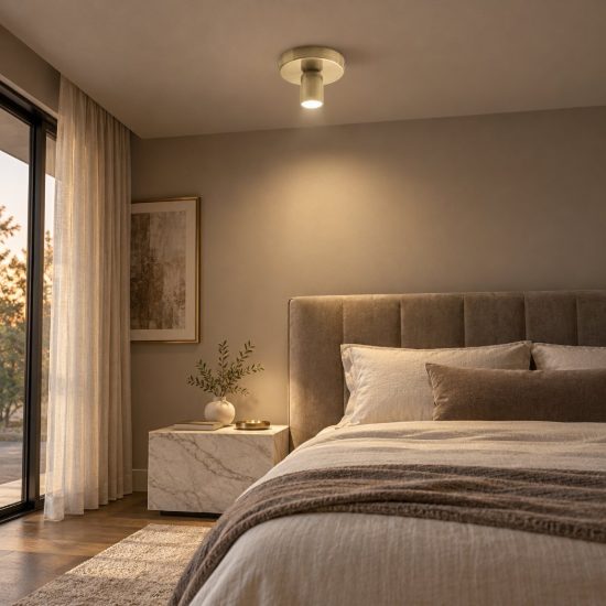 Gea luce gso plafoniera moderna rotonda ottone