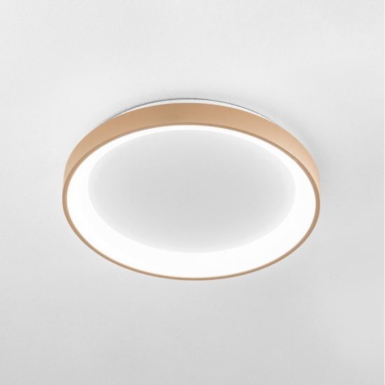 Gea luce krizia plafoniera led 50w cct 3000k 4000k moderna rotonda new beige