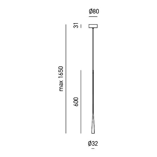 Gea luce dafne lampada a sospensione grande per cucina led 7w 3000k rame