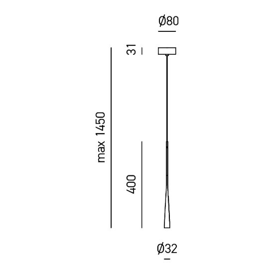 Gea luce dafne lampada a sospensione piccola per cucina led 7w 3000k argento