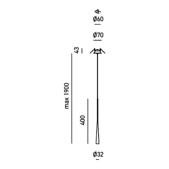 Gea luce dafne lampada a sospensione piccola da incasso per cucina led 7w 3000k argento