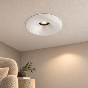 Gea luce gfa1710 faretto da incasso per cartongesso per cucina led 12w 3000k moderno rotondo bianco