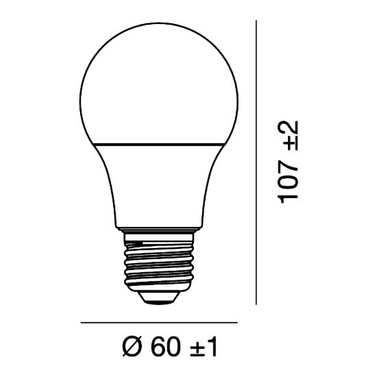 Lampadina e27 led 7w a goccia 4000k bianco confezione 10 pezzi gea luce