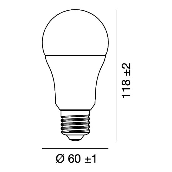 Lampadina e27 led 13w a goccia 2700k bianco confezione 10 pezzi gea luce