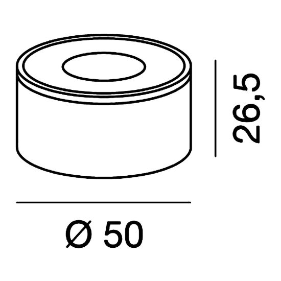 Modulo led gu10 5w a disco 3000k,4000k,6000k ottica 45° bianco con cavo gea luce