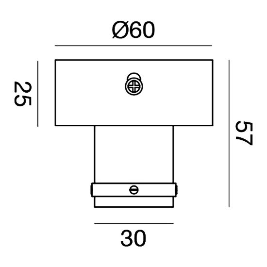 Gea luce gstkp1 kit di installazione a plafone per striscia led neon flex 360 oro