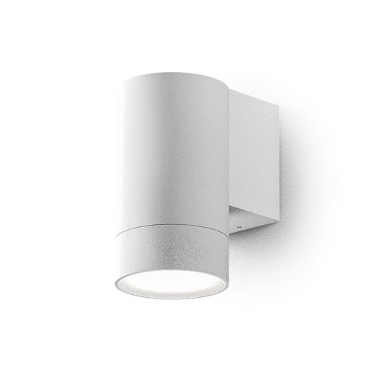 Gea luce ges1060 applique da esterno a cilindro monoemissione bianca gu10 ip54