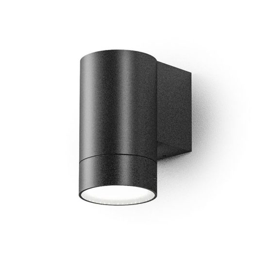 Gea luce ges1060 applique da esterno a cilindro monoemissione grigio antracite gu10 ip54