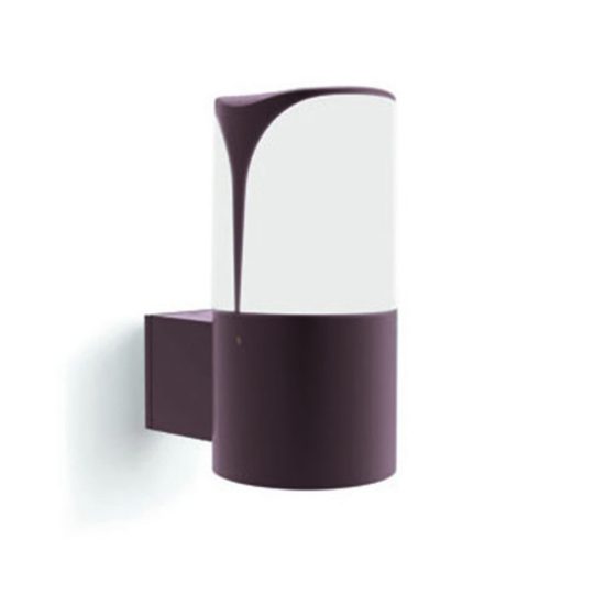 Gea luce ges713 applique da esterno a cilindro marrone e27 ip44